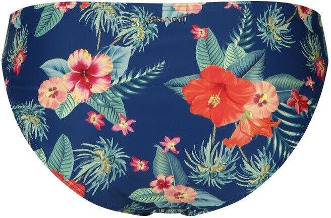 Brunotti gebloemd bikinibroekje Nolina blauw/rood/oranje