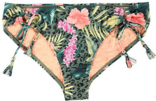 Brunotti bikinibroekje met all over print groen