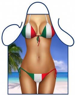 Confetti Schort italiaanse bikini dame
