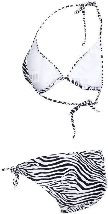 Falcon triangel bikini Bodile met zebraprint zwart