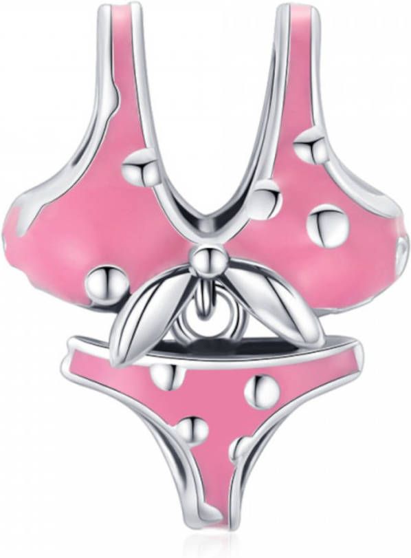Mijn bedels Bedel roze bikini