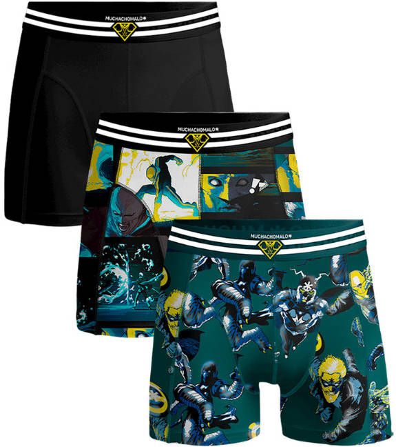 Muchachomalo Heren 3 pack boxershorts comic