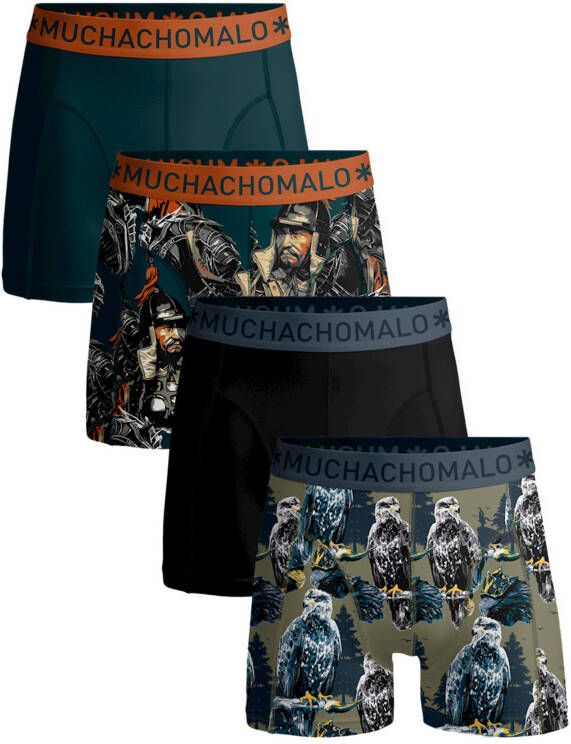 Muchachomalo Heren 4 pack boxershorts mongolian