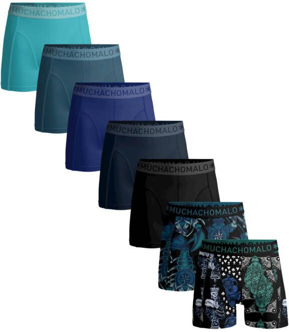 Muchachomalo Men 3 Pack + 3 Pack boxer shorts print/solid