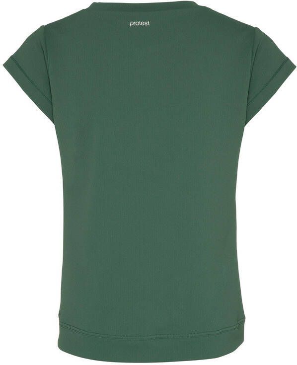 Protest UV T-shirt Tiffany met printopdruk donkergroen