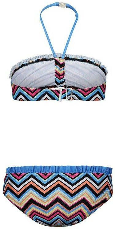 Retour Denim bandeau bikini roze/zwart