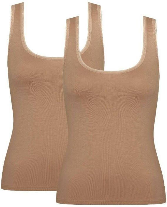 Sloggi GO hemd(set van 2)bruin