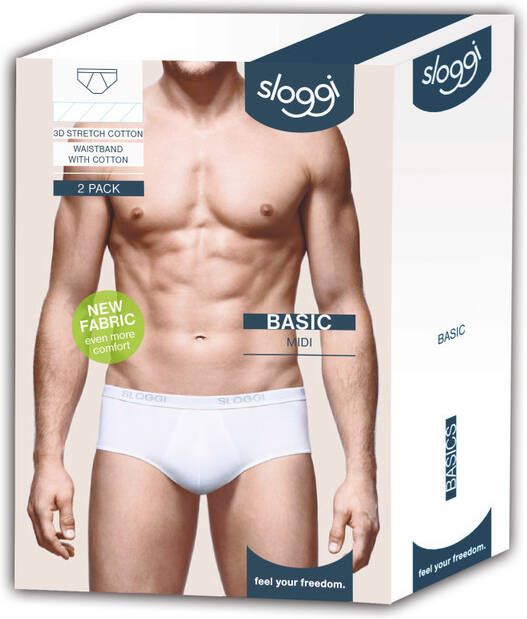 Sloggi men Basic midislip (set van 2)