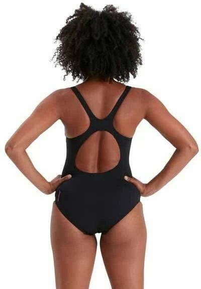 Speedo Endurance+ sportbadpak zwart/roze