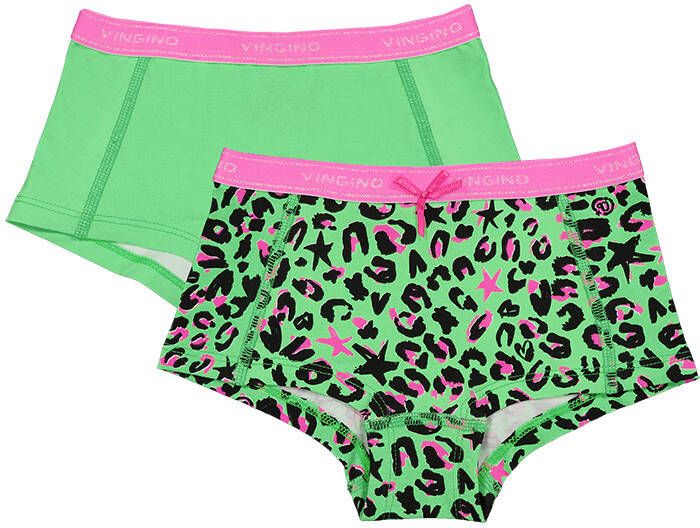 VINGINO girls 2 pack hipster neon leo