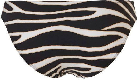 TC WOW bikinibroekje met zebraprint zwart/wit