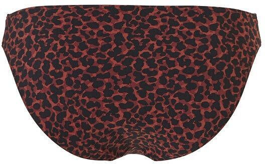 TC WOW bikinibroekje met panterprint rood/zwart