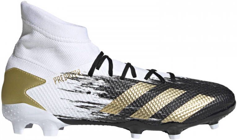 adidas Performance Predator 20.3 FG Sr. voetbalschoenen wit/goud/zwart