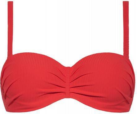 Cyell strapless bandeau bikinitop rood