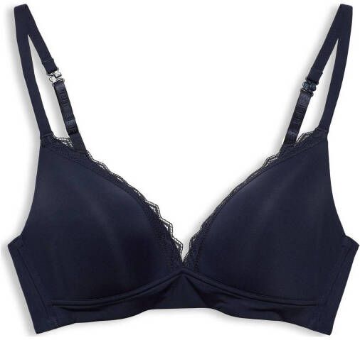 ESPRIT Women Bodywear voorgevormde bh zonder beugel donkerblauw