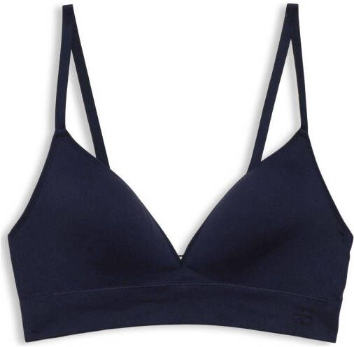 ESPRIT Women Bodywear voorgevormde bh zonder beugel donkerblauw