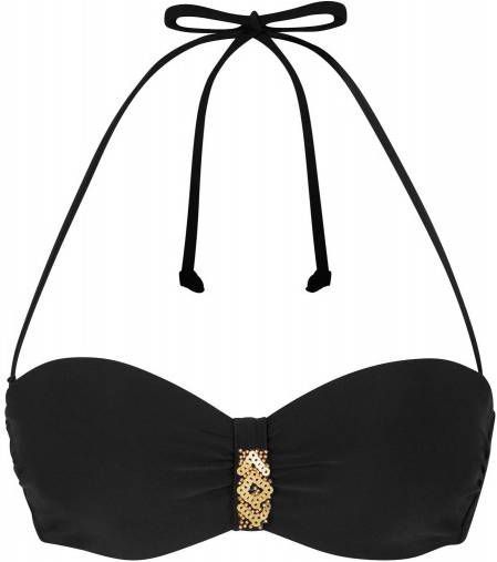 Lascana beugel bikinitop zwart