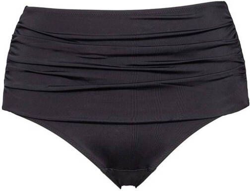 Plaisir +size high waist bikinibroekje zwart
