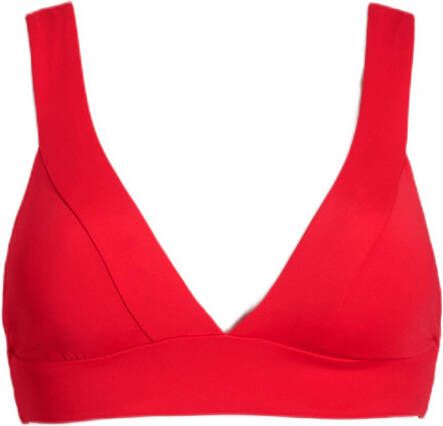 Seafolly triangel bikinitop rood