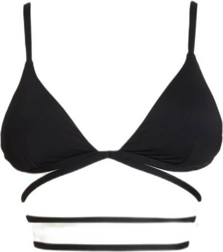 Seafolly triangel bikinitop zwart