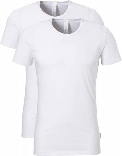 Sloggi Regular fit T-shirt met ronde hals in 2-pack
