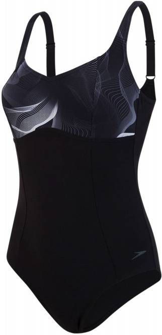 Speedo Sculpture sportbadpak Contourlustre zwart/wit