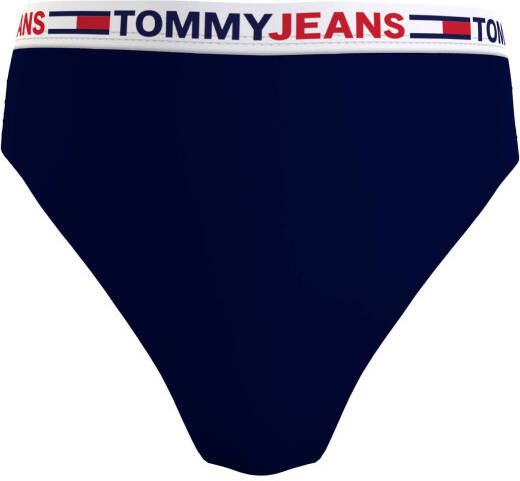 Tommy Hilfiger high waist bikinibroekje donkerblauw