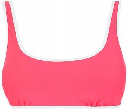 Venice Beach crop bikinitop koraalrood