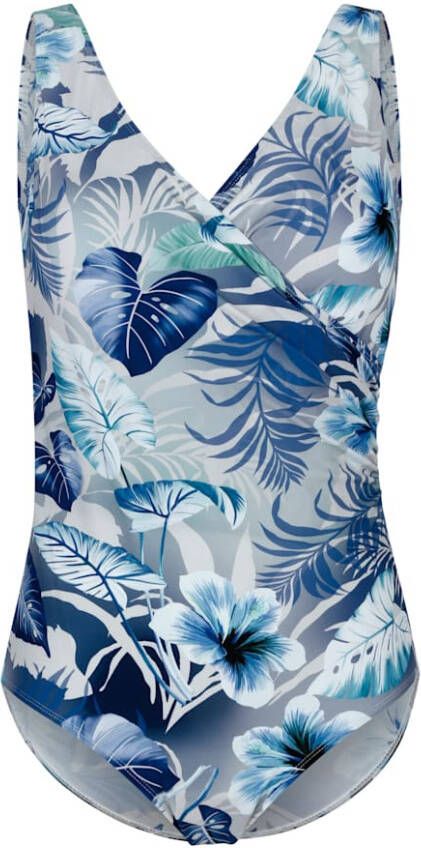 maritim Badpak in klassiek wikkelmodel Blauw