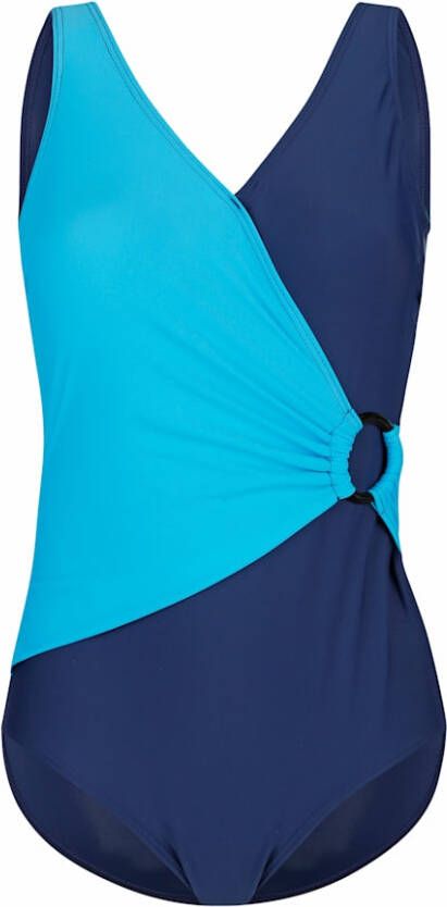 maritim Badpak met siergesp voor Turquoise/Marine