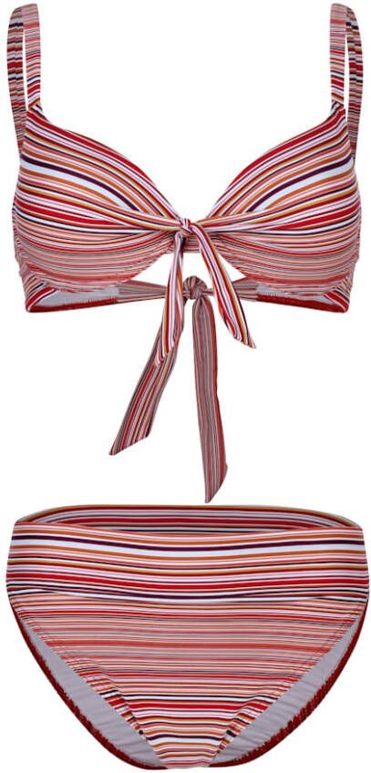 Olympia Tankini met modieus dessin Bruin